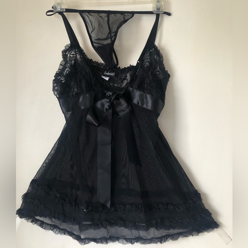 Frederick’s of Hollywood babydoll w/pantie, NEW, Never Worn